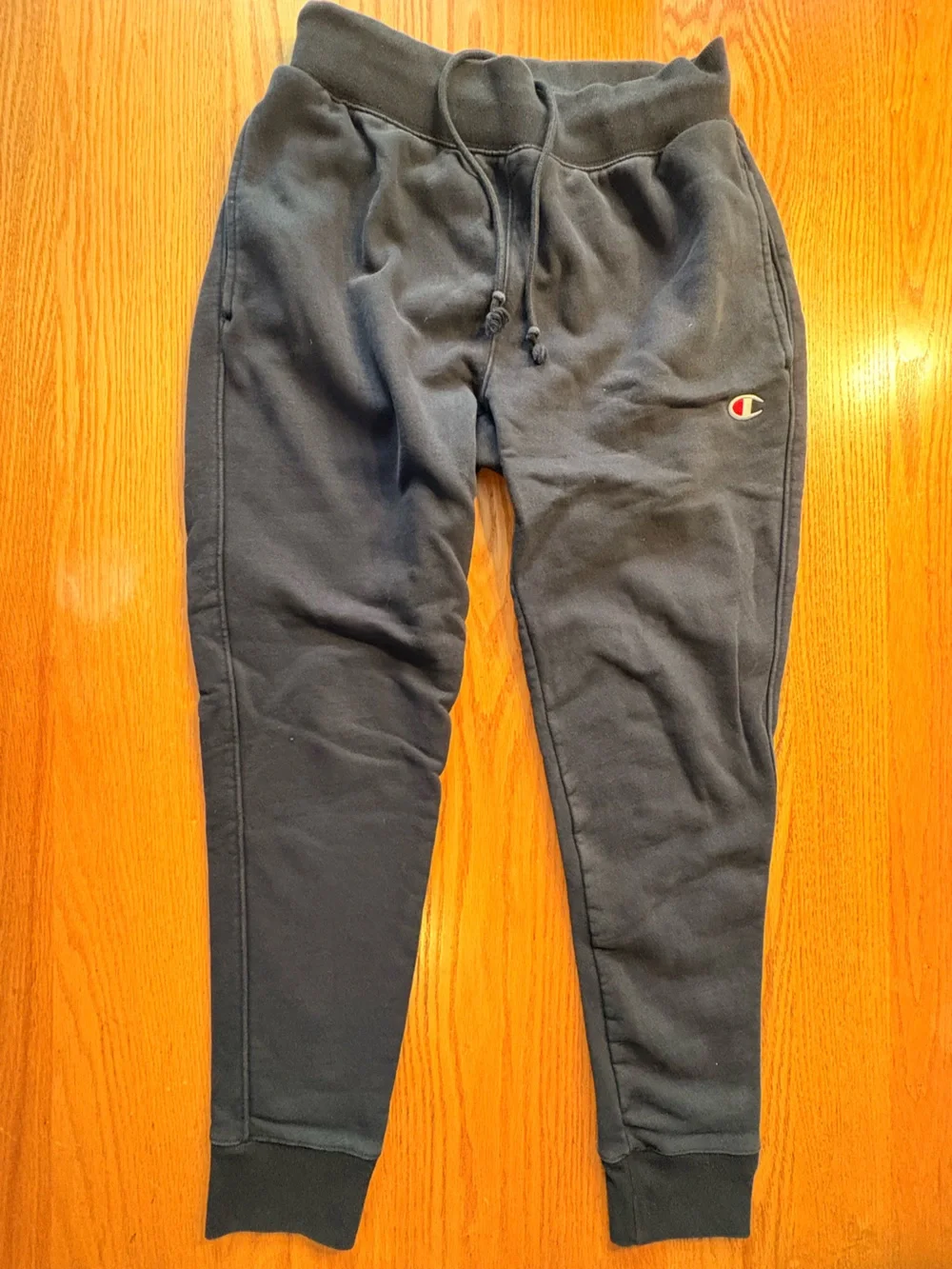 Champion Men’s Black Jogger Sweatpants Reverse Weave L